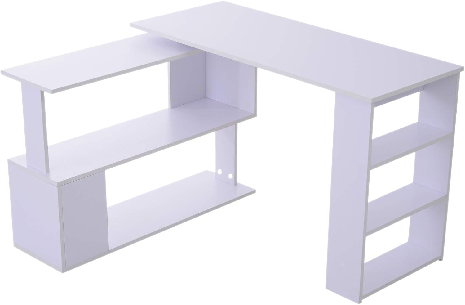 Best corner desk shelf tall