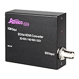 Aivica SH101 SDI To HDMI Converter,Support 1080P 3G-SDI / HD-SDI /SD-SDI