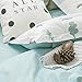 AMWAN Cartoon Dinosaur Print Kids Bed Pillowcases Set of 2 Cotton Queen Pillow Covers Boys Girls Modern Standard Pillow Shams Home Decorative Pillowcases, Envelope Closure, (2 Pieces,20