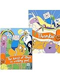 Adventure Time Invitations & Thank-You Postcards (8 each)