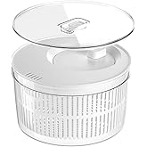 Ou Kit Organizador e Secador de Saladas 5,5L Natural Linha Clear Fresh