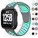 KIMILAR Sport Bands Compatible Fitbit Versa, Silicone Breathable Strap Replacement Bands with Ventilation Holes
