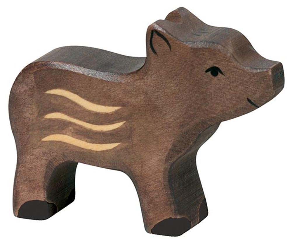 Holztiger Young Boar Wooden Figure