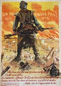 Amazon.com: WA81 Vintage WWI French Propaganda They Shall 