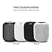 AIOZX for 2 Pack Homepod Smart Speaker Carrying Case Skin Pouch Sleeve,Anti-Scratch Dust Proof Protective Cover (White+Deep Black)