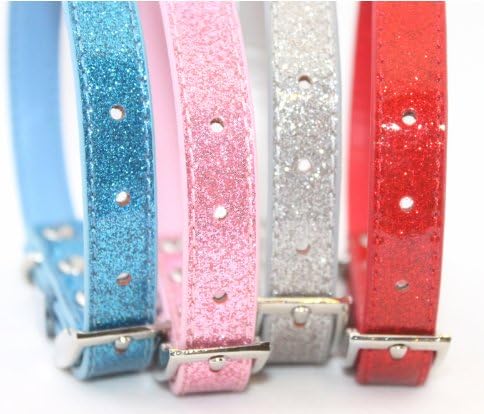 leather diamante dog collar