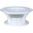 Lippert 360 Siphon RV Roof Vent Cap for Odor Prevention with Universal Fit, Built-In Bug Screen, White Polycarbonate - 389381