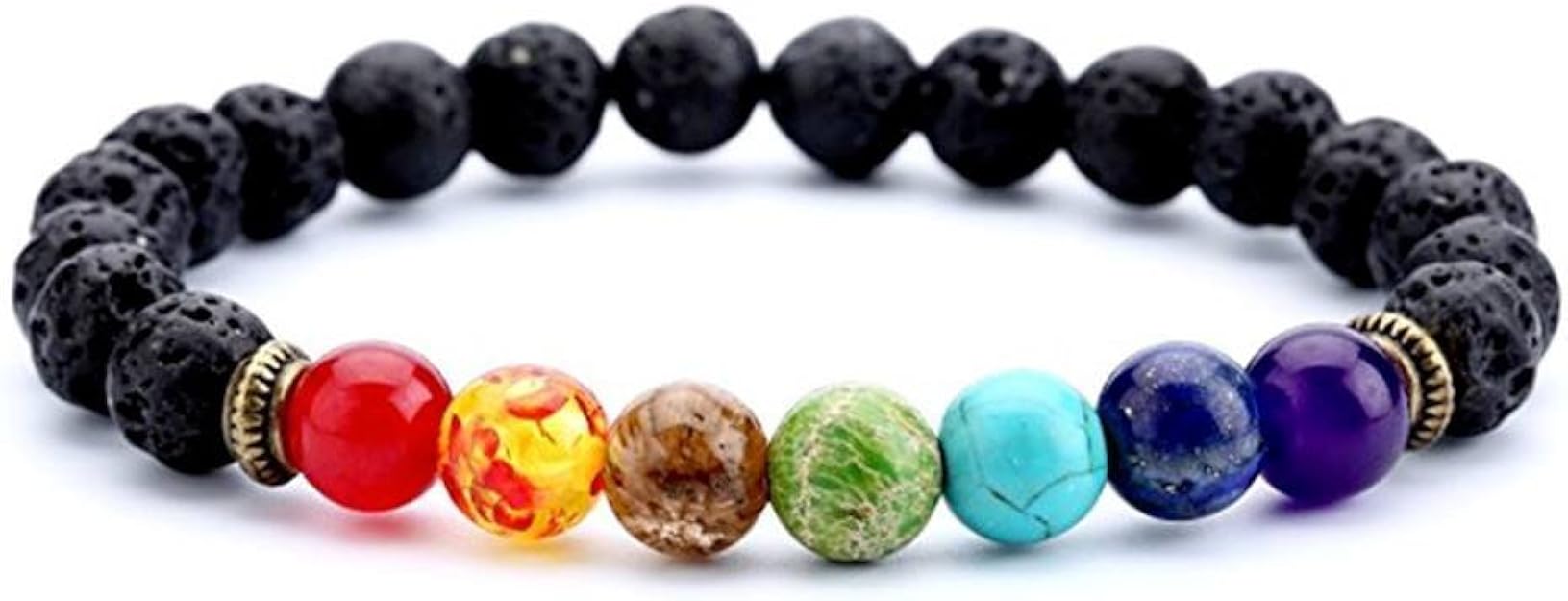 Amazon.com: Euromen Pulsera De Los 7 Chakras para Hombre Mujer Unisex