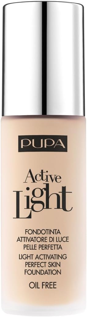 Pupa Active Light, N. 010 Porcelain, 30 ml (Pack of 1) - Image 3