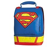 Superman with Cape Dual Compartment Lunch Tote