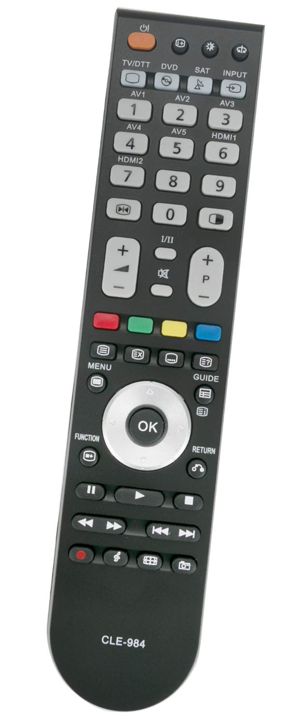 ALLIMITY CLE-984 Remote Control Replace fit for Hitachi Plasma TV L37VR1U P42T01UA L32HP01U L32H01 P50TP01U P42T01E L37V01EA L32H01U L47VP01E P42TP01E L32HR01U L32H01EA L42VP01S P42T01U