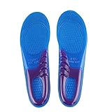 HappyFeet Massaging Gel Insoles - Best Shoe Inserts for Running, Hiking, & More - Full Length Insoles for Men & Women - Advanced Design Lets Gel Insoles Absorb Shock (US Men 8-13)