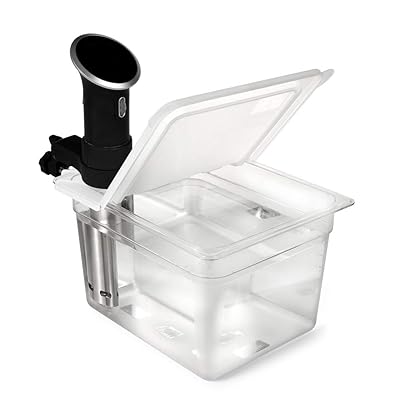 EVERIE Sous Vide Container 12 Quart EVC-12 dengan Collapsible Hinge Lid untuk Anova Cookers ( Corner Mount ) ( Tidak Sesuai dengan Nano )