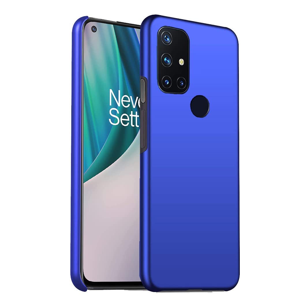GAPlus OnePlus Nord N10 5G Case Ultra Slim Thin Armour Hard Case Matte Rubberized Cover For OnePlus Nord N10 5G (Blue)