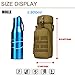 ArcEnCiel Molle Outdoors Tactical Shoulder Bag Gear Water Bottle Pouch Kettle Waist Back Pack for Army Fans (Black)