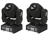 JCYWFLODY 2PCS 90W LED Moving Head Stage Light 8