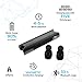 Wireless Earbuds xFyro xS2 Best Bluetooth Headphones with Microphone IPX7 Waterproof Sweatproof Sports Earphones with Stereo Noise Cancelling Headsets for iPhone and Android Charging Case v2 (Black)