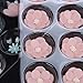EORTA 2 Pack/30 Cavity Sugar Flower Drying Mold Fondant Shaping Tray Plastic Cake Decoration Baking Tools for Sugarcraft, Gum, Paste Chocolate, DIY, Clear, 9