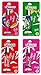 Lip Smacker Best Flavor Forever Refresh novelty Lip Balm/Gloss (Cherry/Fanta/Coke/Sprite, 4 Packs Mix)