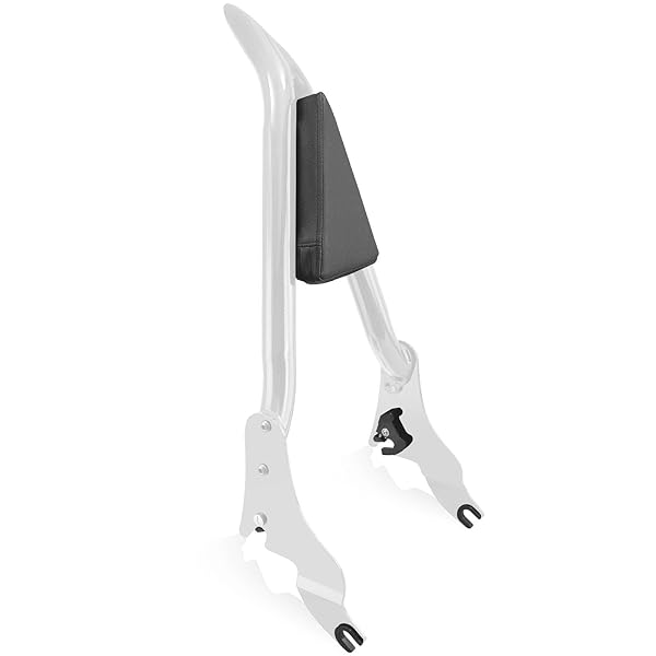 YHMOTO DETACHABLE SISSY BAR PASSENGER BACKREST 22″ INCH...