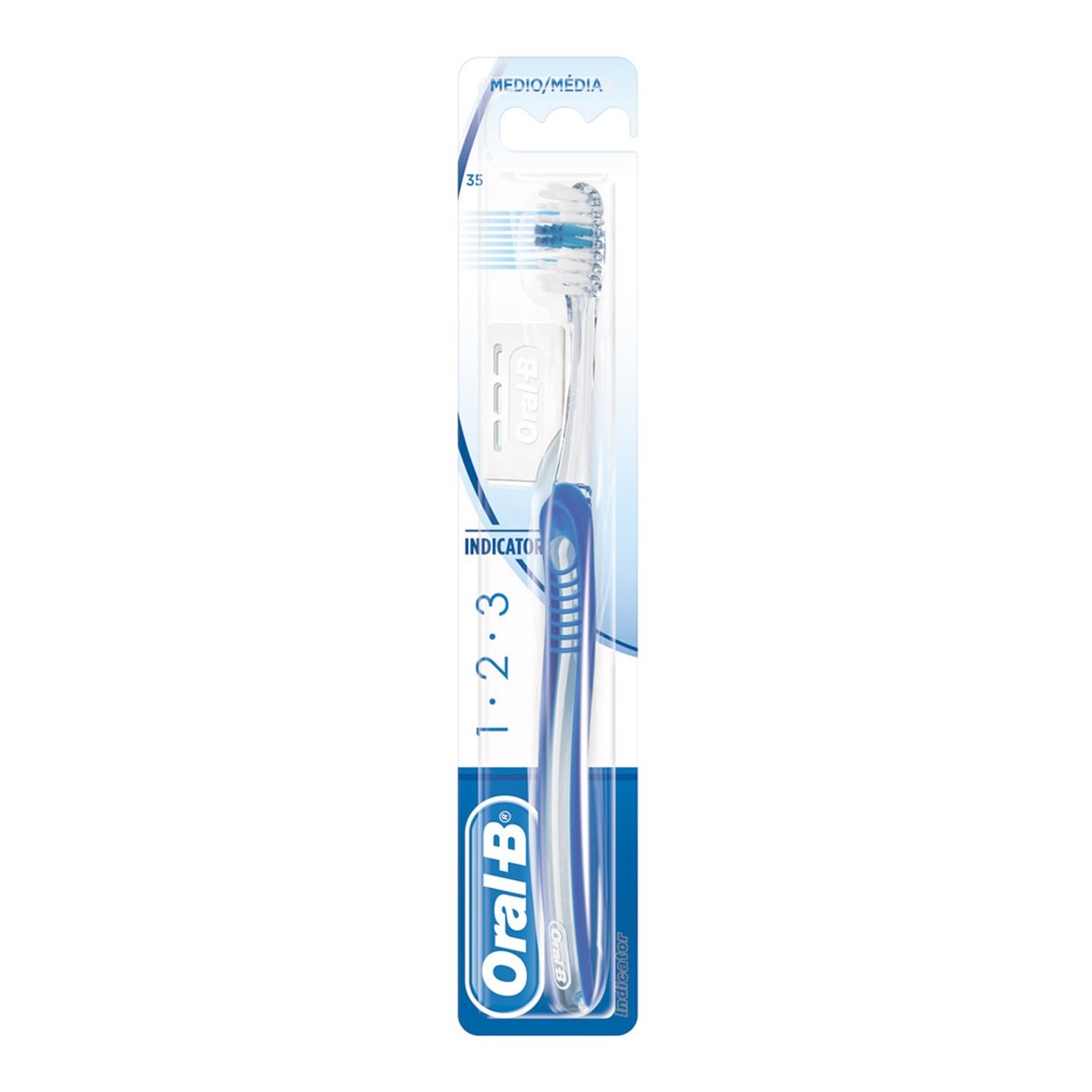 Oral B Indicator 35 Medium Toothbrush With coprisetole