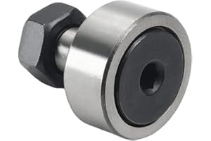 Othmro 1pcs CF12-1 Cam Fllower Bearing 32mm Roller Diameter Stud Type Track Needle Roller Bearings M12x1.5mm Thread