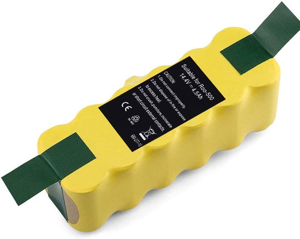 Upgraded to 4.5Ah 14.4V Ni-Mh Battery for iRobot Roomba 500 600 700 800 900 Series R3 500 510 530 531 532 535 536 540 550 552 560 570 580 595 600 620 660 700 760 770 780 790 800 870 Vacuum Cleaner