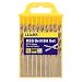 1/8" HSS Jobber Length Twist Drill Bits, Split Point, Pack of 10 PCS, by LU&MA, General Purpose for Wood, Plastic, Metal primary
