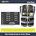 JKSafety 9 Pockets High Visibility Zipper Front Safety Vest With Reflective Strips,HQ Breathable Mesh, Oxford Fabric for pocket materials. Black Meets ANSI/ISEA Standards (XX-Large, 110-Black)