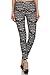 Print Leggings Black Rebel (N324-OS)