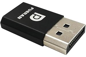 FUERAN DP - DisplayPort Display Emulator EDID Emulator Plug 2K (fit Headless 2560x1600@30Hz) 4K 4096x2160@60Hz Display Port Dummy Plug DisplayPort Compatible (2K-2560x1600@30Hz)