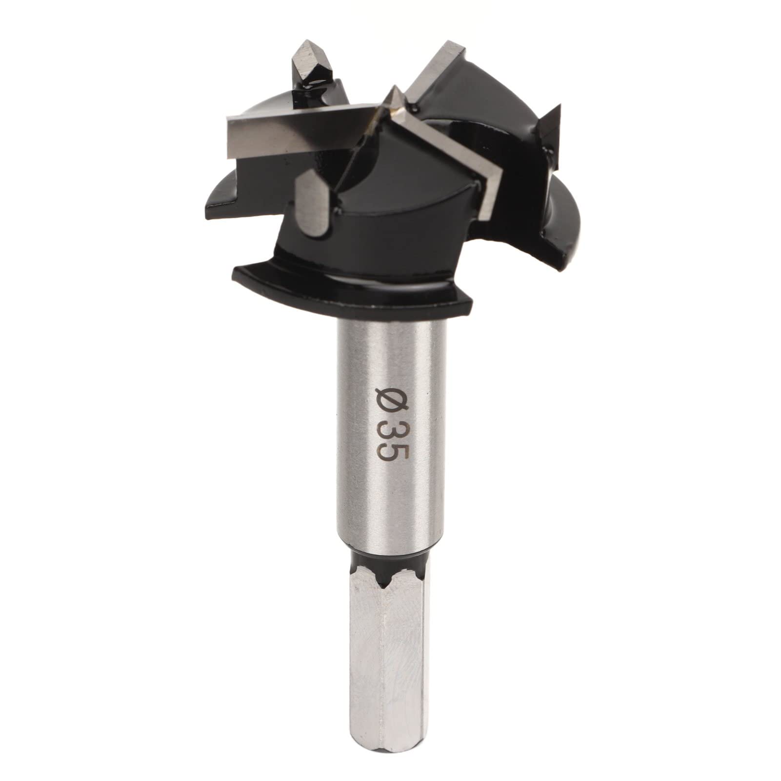 Forstner Drill Bit Hole Blade Opener Alloy Hinge Hole Expansion Hole Opener Steel 35Mm Alloy Steel High Steel Drilling Bit Opening Tool Forstner Hinge Cutting Bit Forstner Wood