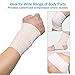 LotFancy Elastic Bandage Wrap 2 Inch, 4 Pack Cotton Latex Free Compression Wrap for Injury Athletics, Hook & Loop Fasteners at Both Ends, Reusable Stretchy Bandage for Ankle, Foot, Wrist, Hand, Body