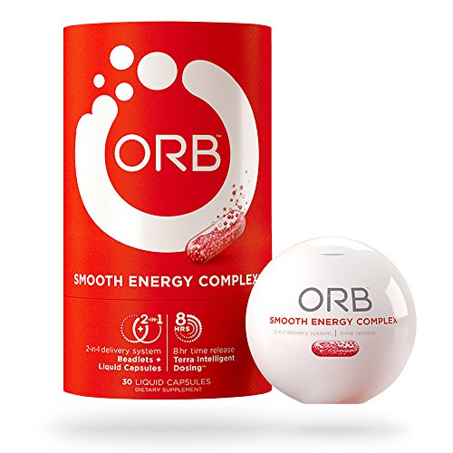 ORB SMOOTH ENERGY COMPLEX â€“ Energy Formula + MCT Oil for Easier Absorption | Provides Sustained Smooth Energy, Supports an Alert Mental State, Time-Released Beadlets for Consistent Energy â€“ 30 count
