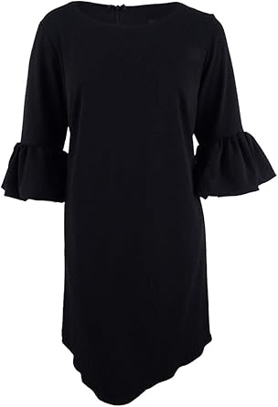 bell sleeve a line dress