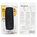 Softalk Antibacterial Black Phone Shoulder Rest | Landline Telephone Accessory (00601M)