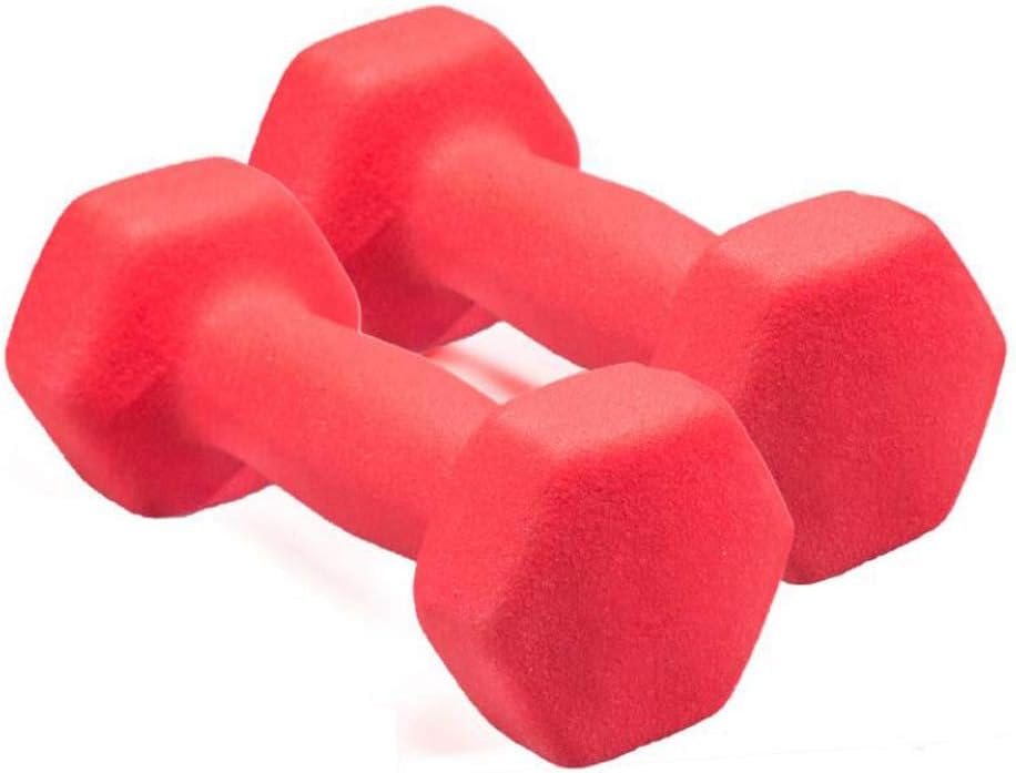 Dumbbells Free Weights, Coated Cast Iron Hex Dumbbell Weight Set for Men & Women, Exercise Weights for Core and Strength Training