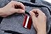 10 Pack Travelambo Luggage Tags & Bag Tags Stainless Steel Aluminum(red)