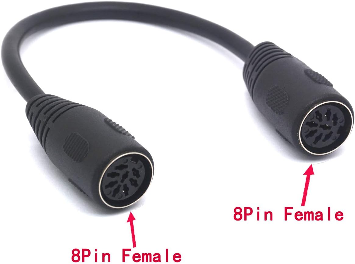 Tomost 8 Pin DIN Cable Large Size Speaker Adapter Lead for Powerlink MK2 MK3 DIN 3 5 7 8 Midi Cord Bang Olufsen B&O BEOLAB (Female to Female) - Image 3