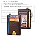 FurArt Slim Wallet with RFID Blocking -Minimalist Front Pocket Wallet for Men&Women with Removable D-Shackle