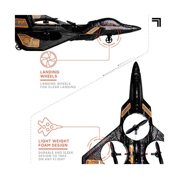 SHARPER IMAGE Thunderbolt Remote Control Stunt Drone, Standard Edition