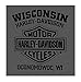 Harley-Davidson Mens Finest B&S Short Sleeve Chest Pocket T-Shirt, Smoke Gray