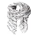 Barara King musical note Print Voile Print Scarf Fashionable Women Scarves shawl