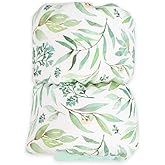 Pello Comfy Cradle Nursing Arm Cushion, Breastfeeding and Bottle Feeding, Travel-Friendly and Washable, Reversible Nursing Cushion for Newborn (Basil/Mint, S/M)