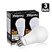 A21 LED Light Bulb 20W (150 Watt Equivalent), 2300 Lumens 4000K Cool White (Clean Neutral White), E26 Medium Screw Base, Not-Dimmable, UL Listed, XMprimo - 3 Pack