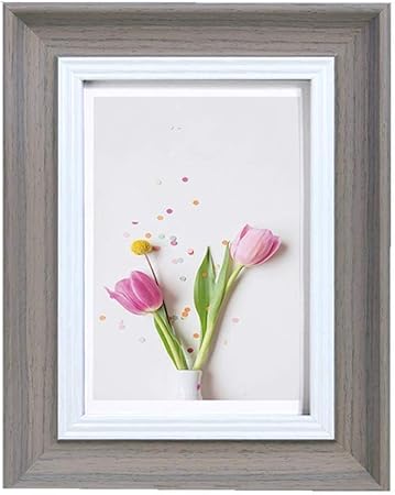 HYXKJ Fotorahmen Gartenrahmen Kreativ Wandbehang Tisch Dual-Use