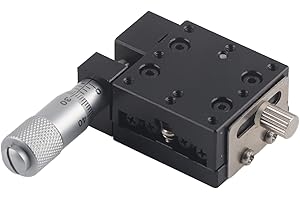 Manual Micrometer Linear Stage 25x25mm Precision Adjustable Cross Roller Platform Industrial Equipment Accessory