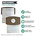 Crucial Vacuum Replacement Crucial Swirl Micro Lined Vacuum Bags - Fits Crucial Swirl Vacuum, Sport Type S, SS-6 and Riccar SupraQuik RSQ-6 Models - Bulk (12 Pack)