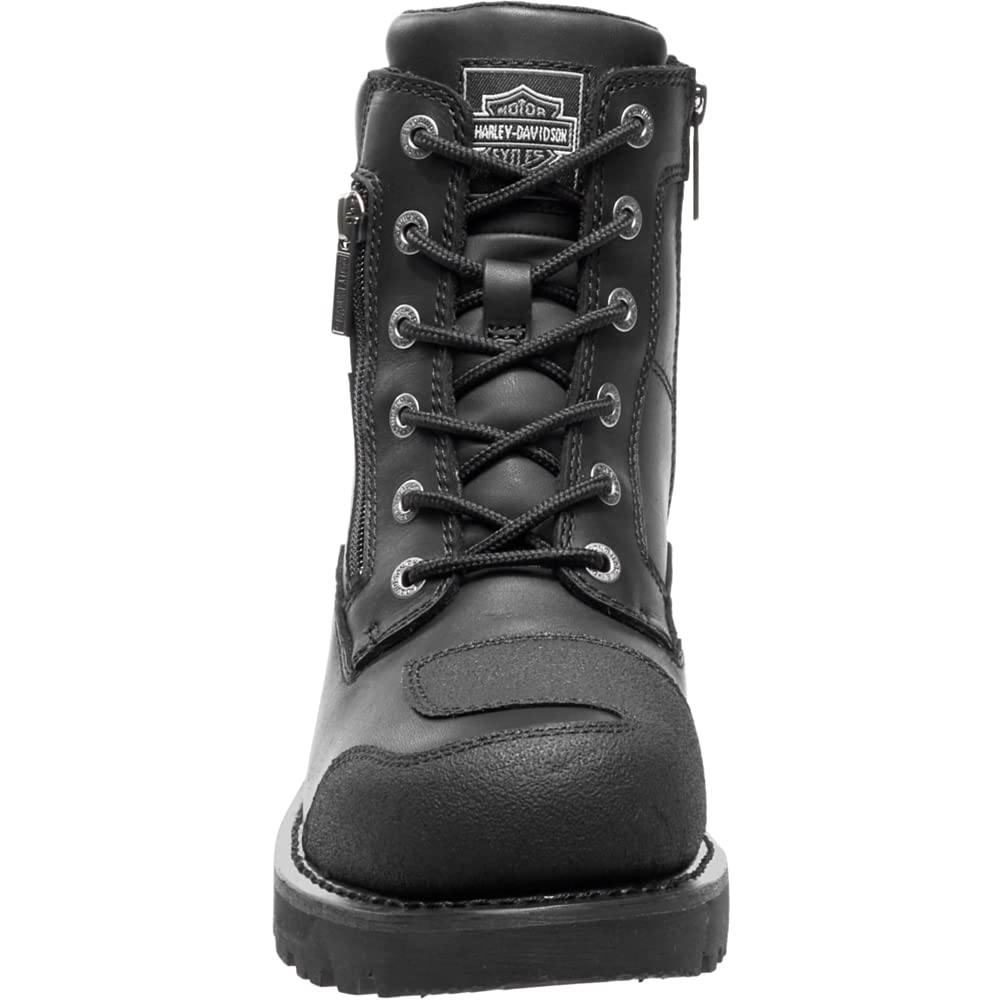 Harley-Davidson Renshaw Mens Black Leather Zip Motorcycle Boots D96136 Size 13M Harley-Davidson Men main image 3