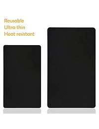 DaKuan - Alfombrilla antideslizante para salpicadero de coche, 4 paquetes de 10.4 in x 5.7 in y 8.0 in x 5.3 in, almohadilla adhesiva antideslizante de látex de gel para teléfono móvil, gafas de sol, llaves, monedas
